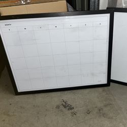 White Board Calendar With Small White Board 