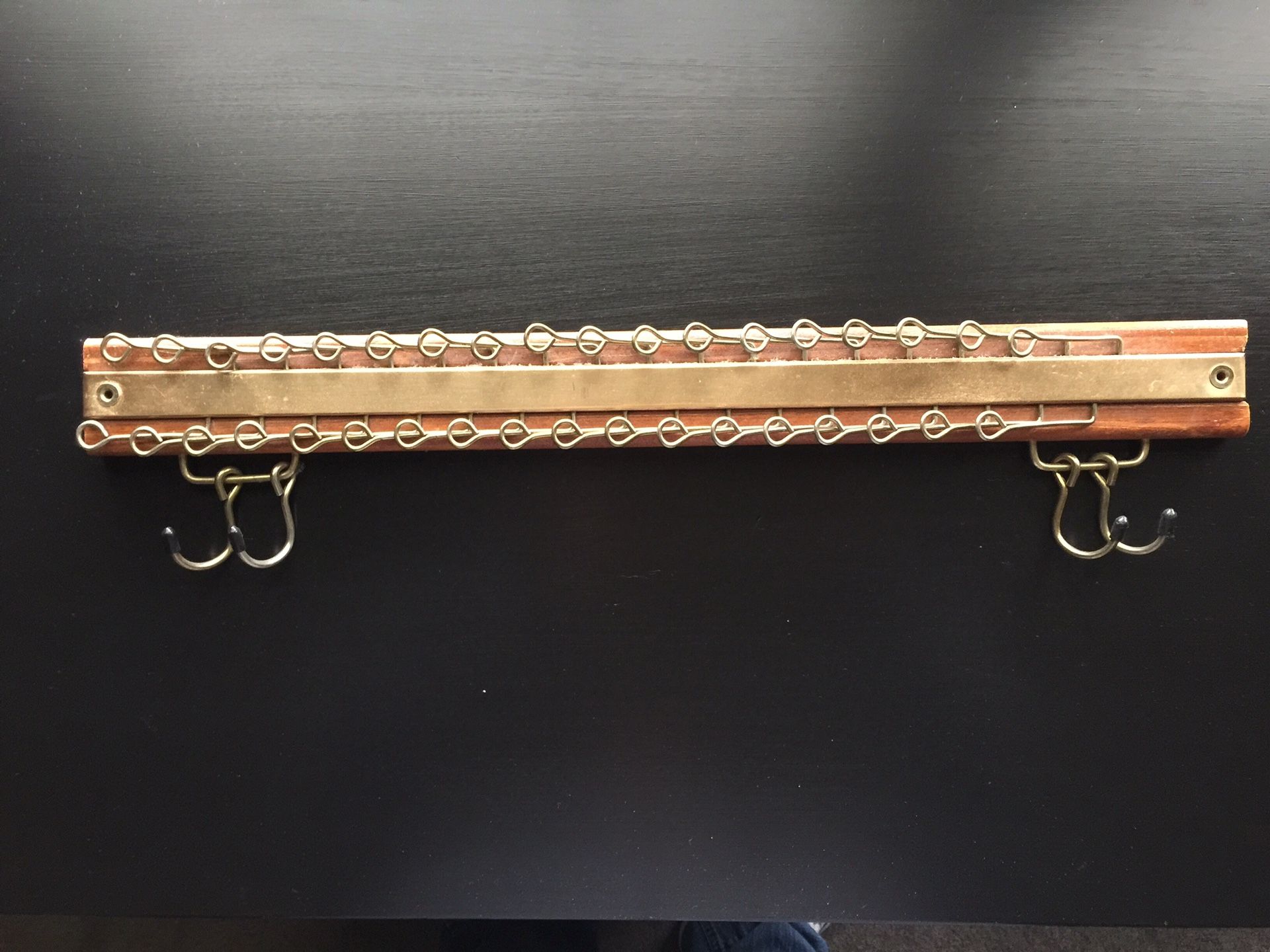 Ingenious Vintage Tie and Belt Organizer