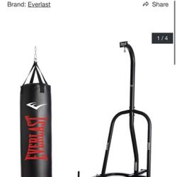 (New In Box) EVERLAST MMA/Boxing Heavy Punching Bag with Stand Included