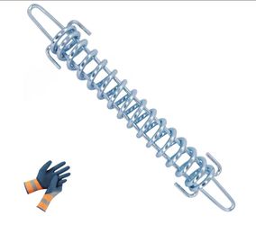 12Pcs Heavy-Duty Electric Fence Tension Spring Galvanized 13.8in