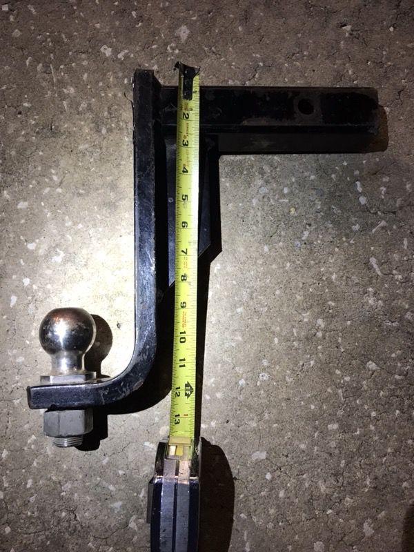 Tow hitch 12” long