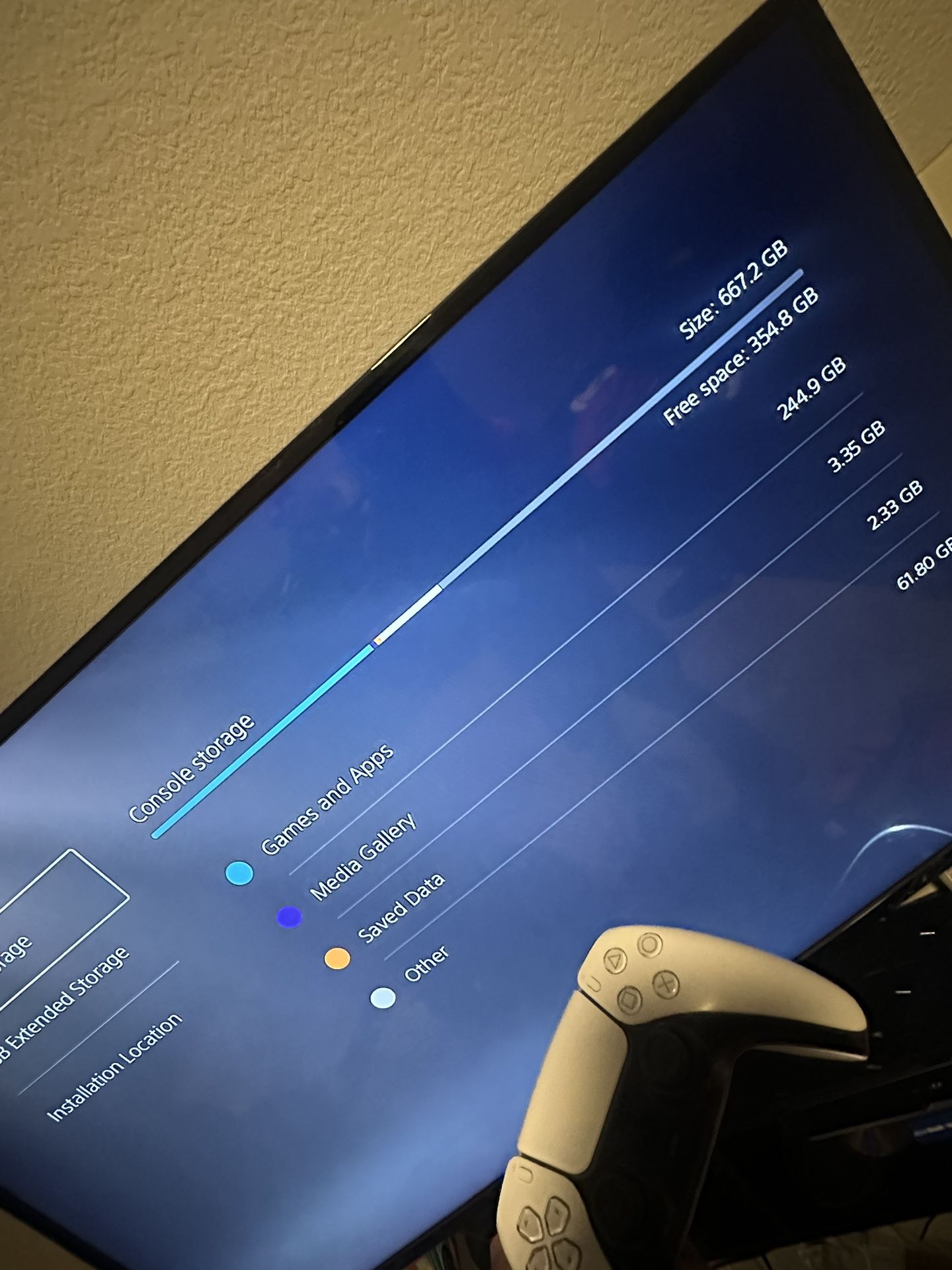 ps5 with 1 controller