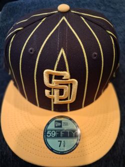 MLB New Era San Diego Padres 59fifty Fitted Hat 7 5/8 $30