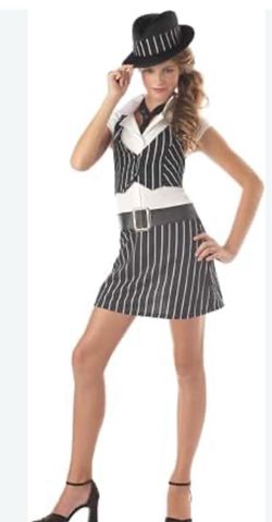 New California costumes mobsta girl tween size X-Large $15