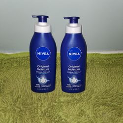 2 Nivea Body Lotion 16.9oz Original Moisture 