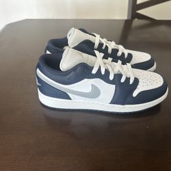 Blue/Grey/White Air Jordan 1 Low