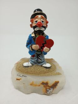 Vintage 1986 Heartbroken Harry Ron Lee Numbered Clown Statue