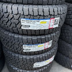 265/75/16 Falken At 4 New Tires Installed And Balanced 50,000 Miles Warranty 