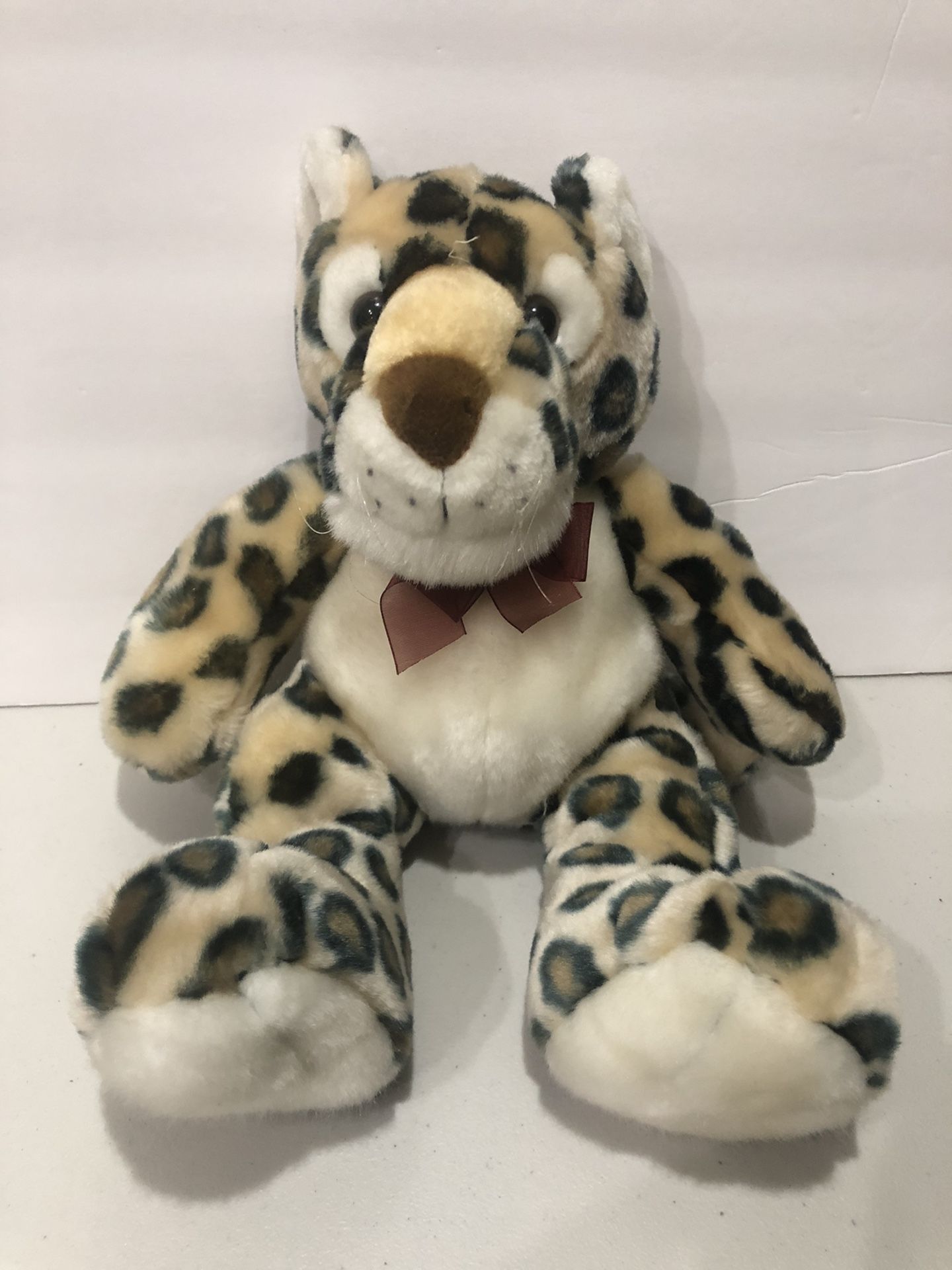 Soft Plush Tiger Print Teddy Bear