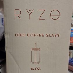 Ryze Iced Coffee Glass