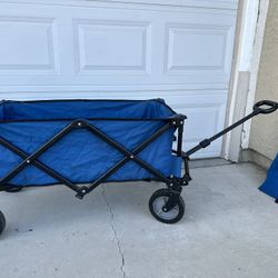 Heavy Duty Outdoor Garden Cart Collapsible Folding Wagon 