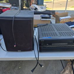 Stereo Receiver & Sub Woofer 