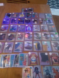 Topps Trading card lot of Disney, Marvel, sponge Bob, superman
