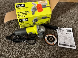 Ryobi 4-1/2" Angle Grinder 5.5 Amp corded