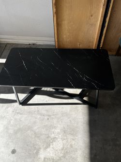 Faux Marble Coffee Table