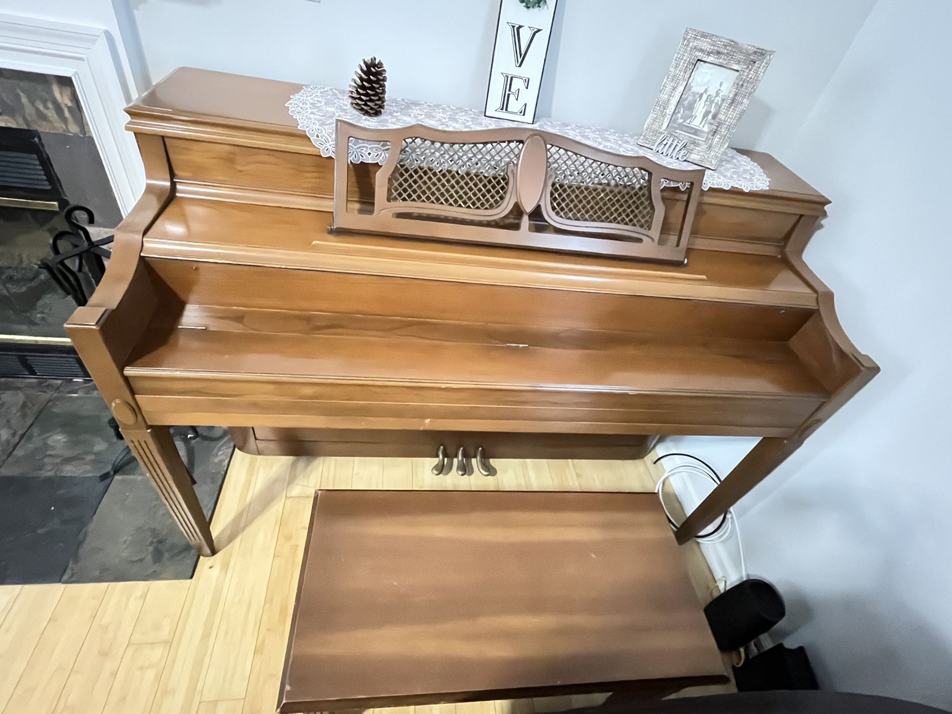 Piano With Stool