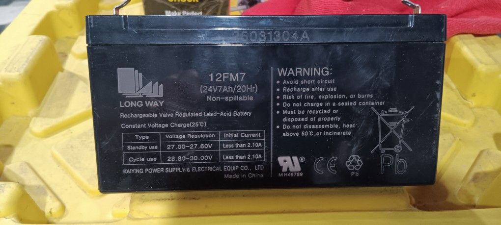 Battery 24 Volt 7ah 