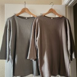 2 Blouses Uniqlo Brand Medium
