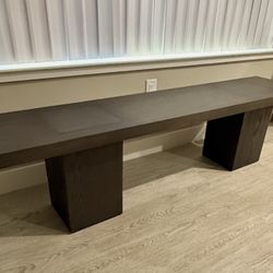 Rustic Meets Modern Bench
