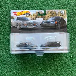 Mercedes Benz 2 Pack Hotwheels 280 Sel 190e 73 Premium 