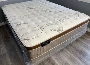 Full Organic Cloud Edition Europillow Top 12inch Matres Andboxspring!