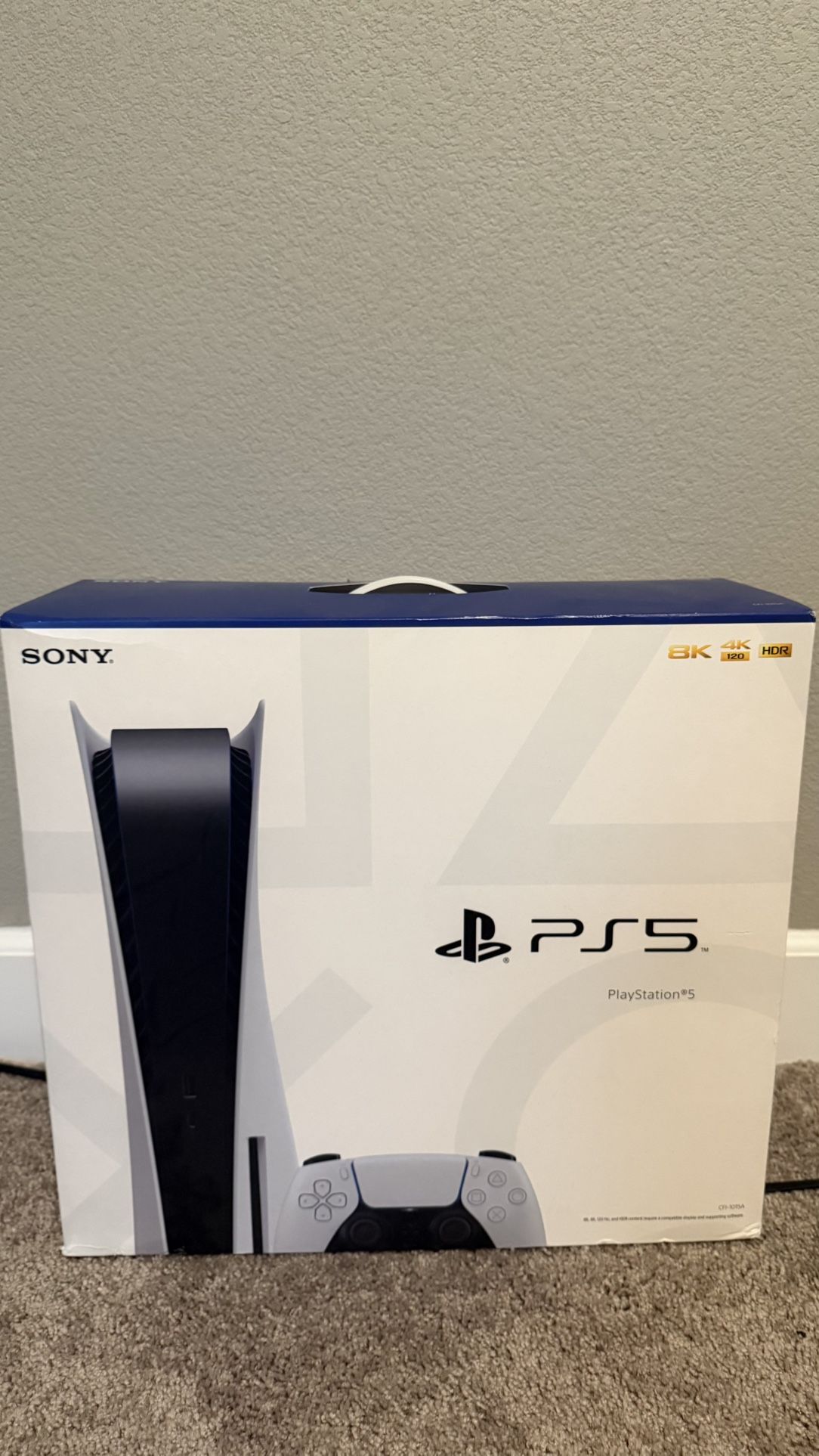 Sony PlayStation 5 White Disc Console Gaming System with Games and Controller