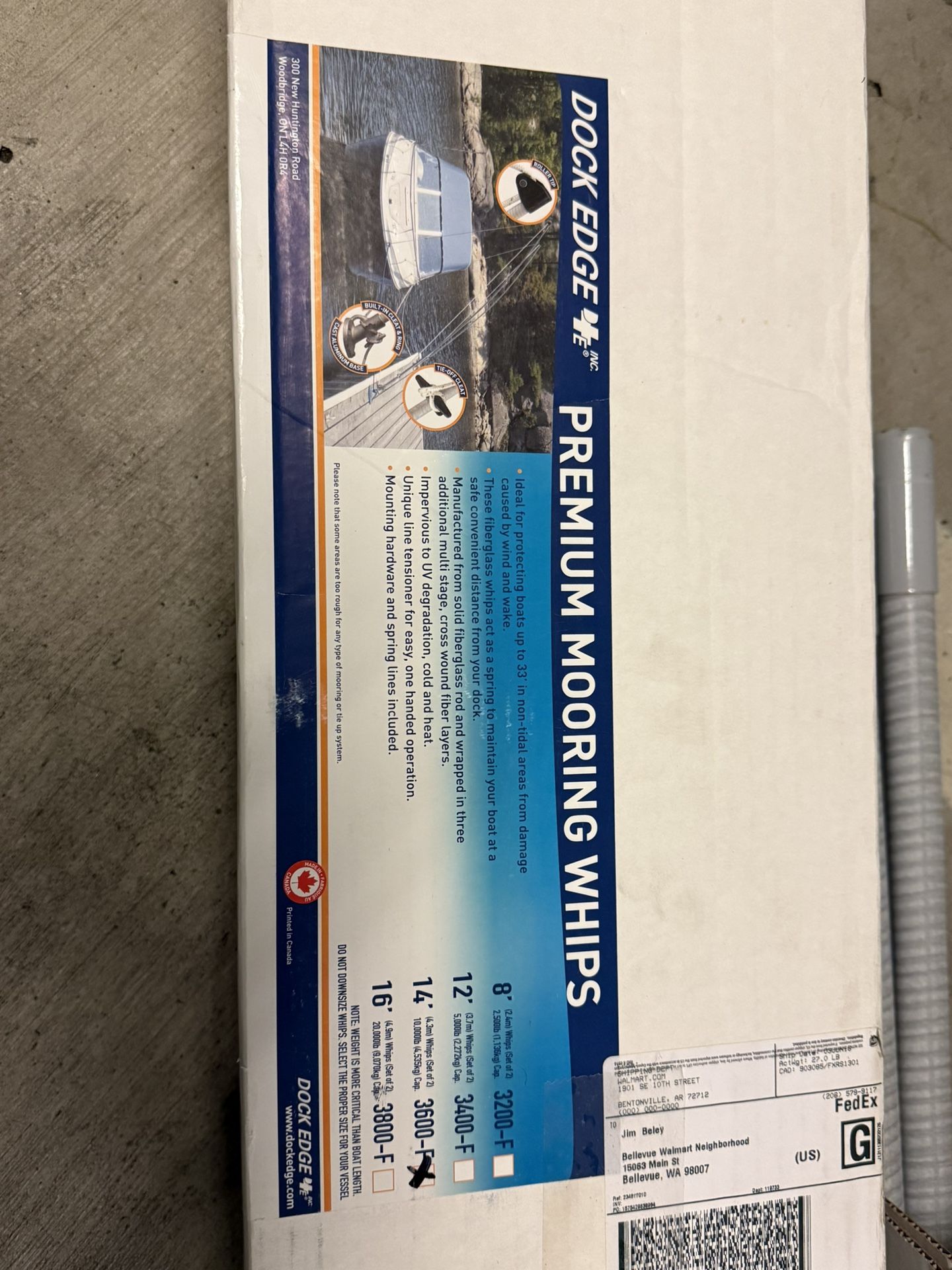 Mooring Whips -14'