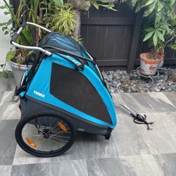 Thule Coaster XT Bike Trailer  - 2 Child - Blue