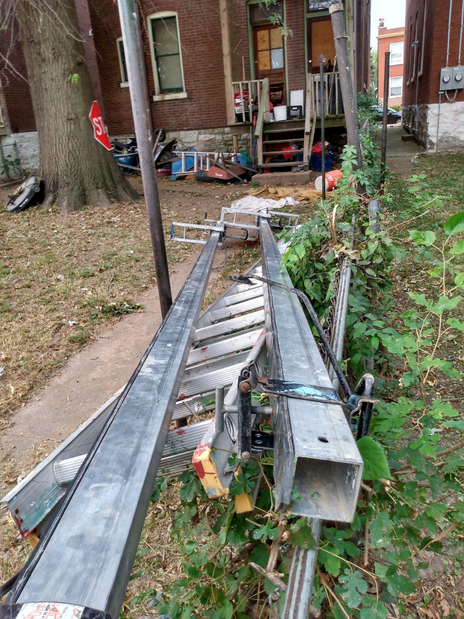 Werner pump jacks for siding