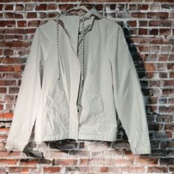 Avalanche Waterproof Hooded Rain Jacket Women’s White NWT