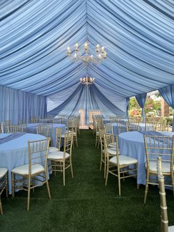Draped Tent
