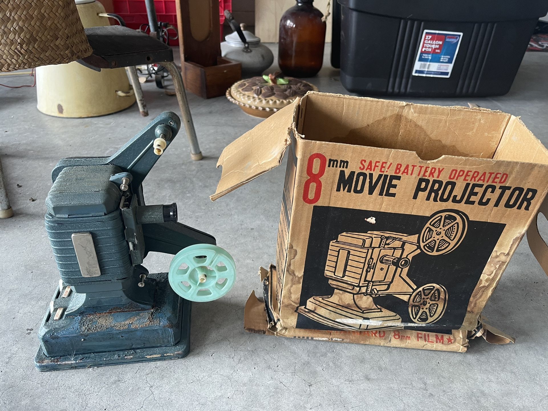 Vintage 8mm movie projector made in Japan