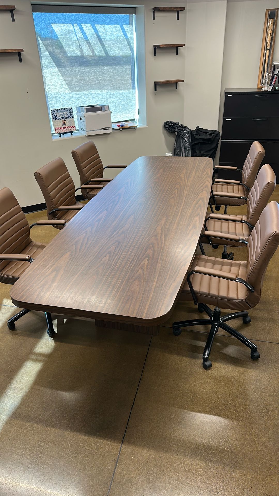 Conference Table w Office Chairs