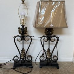 36 Inch Table Lamps Excellent Condition 