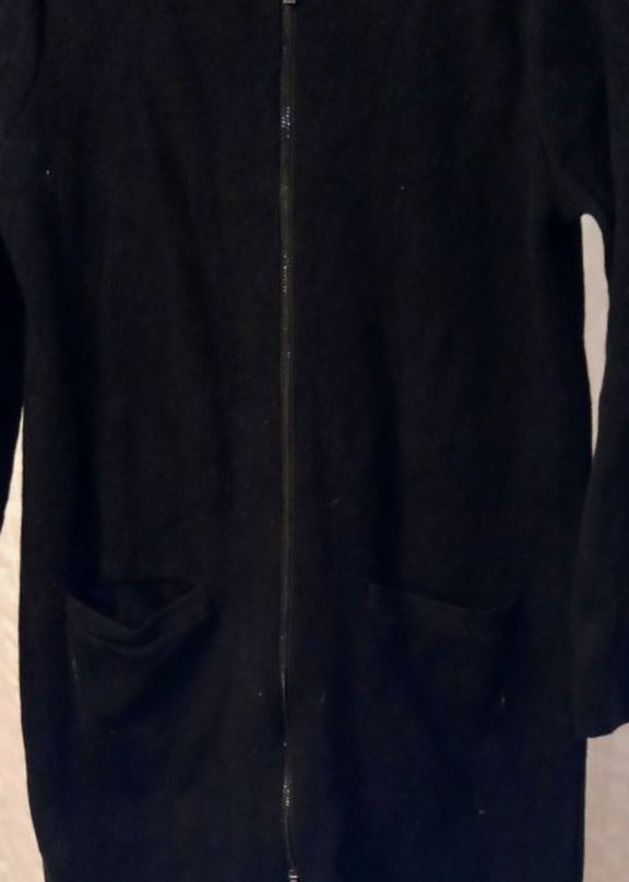 Banana Republic Black Zip Up Cardigan Sweater