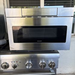 Sharp Built-In Microwave Drawer Works Perfect Condition Free, Delivery Garage