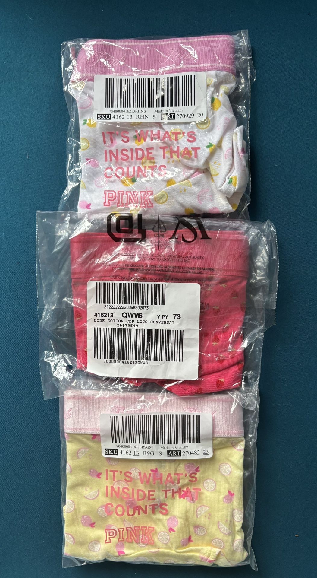 Pink Victoria Secret Panties BoyShorts