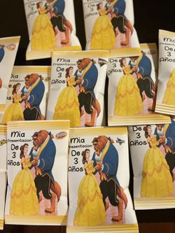 Beauty  And The Beast Custom Chip Bags
