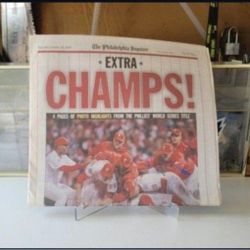 ⚾️ 2008 Philadelphia Inquirer Newspaper 