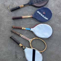 Vintage Tennis Racket Wilson Dunlop Garcia & More