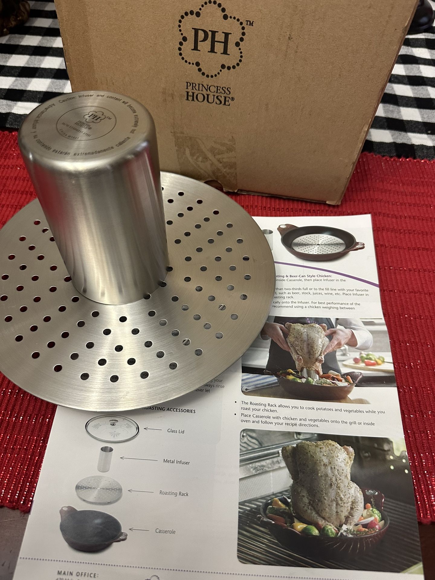 Mi Cosina Princess House Roasting Rack And Infuser