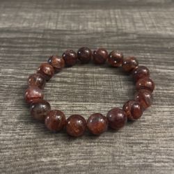 Fire Quartz Crystal Bracelet