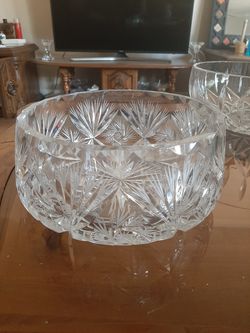 Czech Crystal Bowl