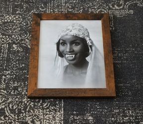 Framed Vintage Photo Print - Teresa Graves Vampire Bride (8x10)