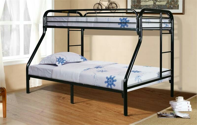 Bunkbed Twin Full Bunk Bed with mattresses new with free shipping