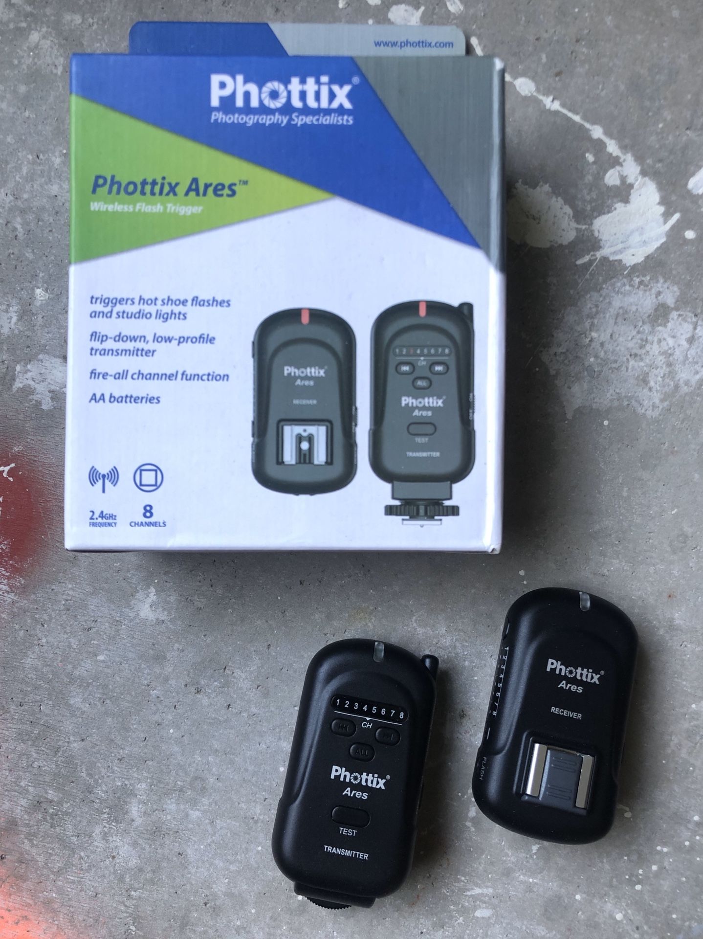 Photography phottix wireless flash trigger