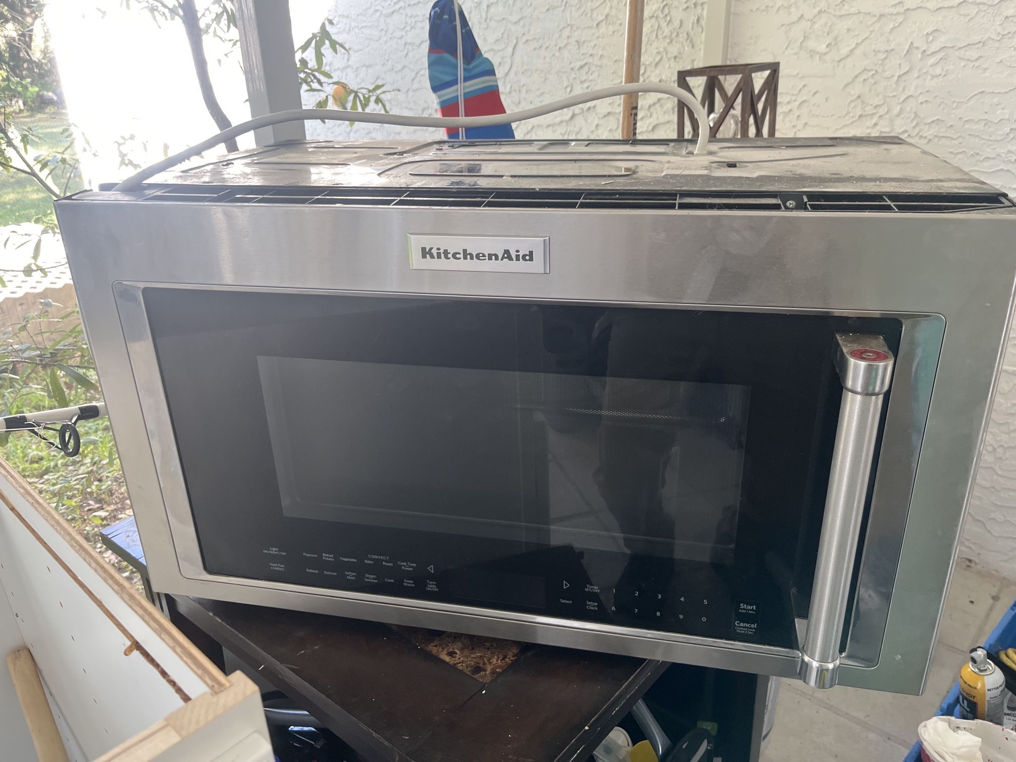 KitchenAid Over-the-Range Microwave – Stainless Steel – Works Great