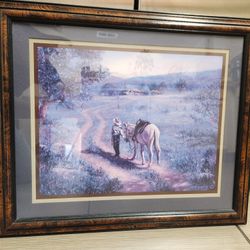 Western Art With Frame 