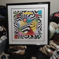 Marvin (Murf) Murphy Artist Proof Exotic Lithograph Ink Signed And Professionally Framed