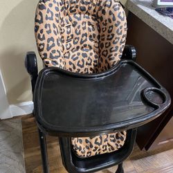High Chair Leopard 